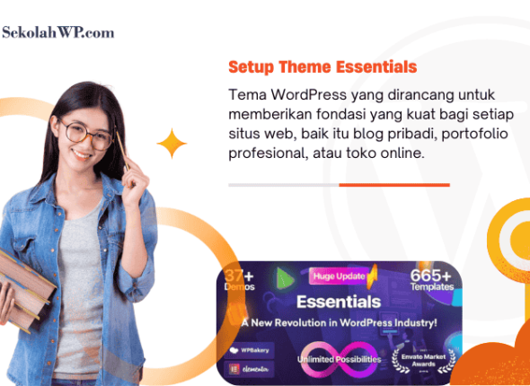 setup Tema Essentials Kelas wordpress
